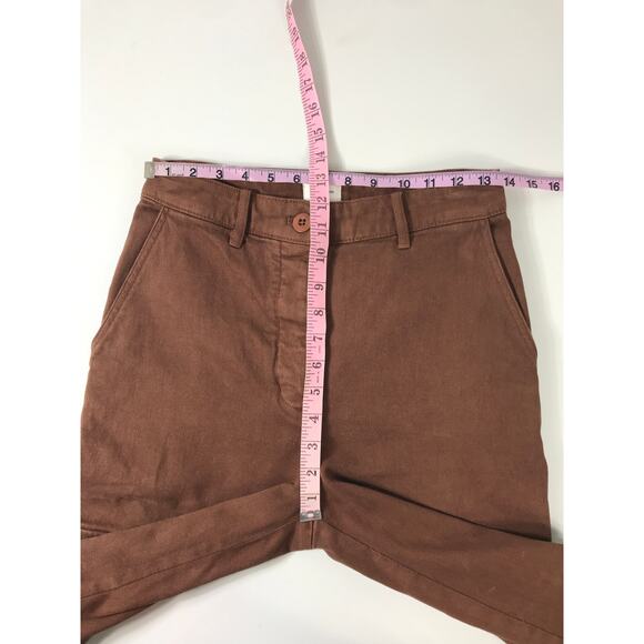 Wilfred Free Aritzia Brown Modern Cargo Pants 6 Utility Pockets Cooler Weather - Picture 14 of 14
